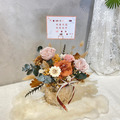 藍色盛業 永生花祝賀盆花_1