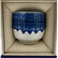 陶藝家聯名 鈷藍流釉 茶碗（附專屬錦盒與提袋）_1