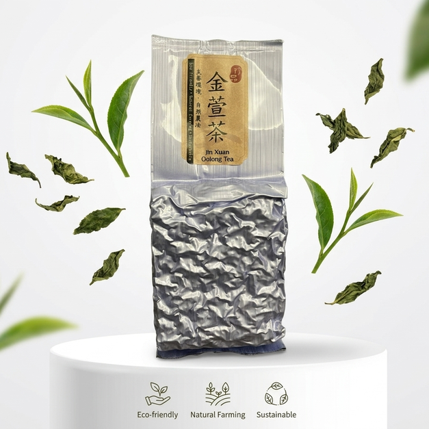 友善環境-自然農法金萱烏龍茶 75g