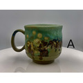 梁世昌作品 【碧潮拍岸】陶茶杯馬克杯 （附專用錦盒與提袋）