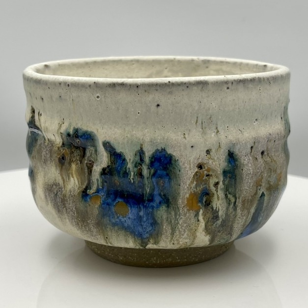 梁世昌作品 【煙嵐兩意】手作釉彩茶碗 （附專屬錦盒與提袋）