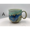 梁世昌作品 【碧潮拍岸】陶茶杯馬克杯 （附專用錦盒與提袋）_2