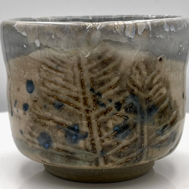 梁世昌作品 【松間有茶】陶茶碗（附錦盒與提袋）