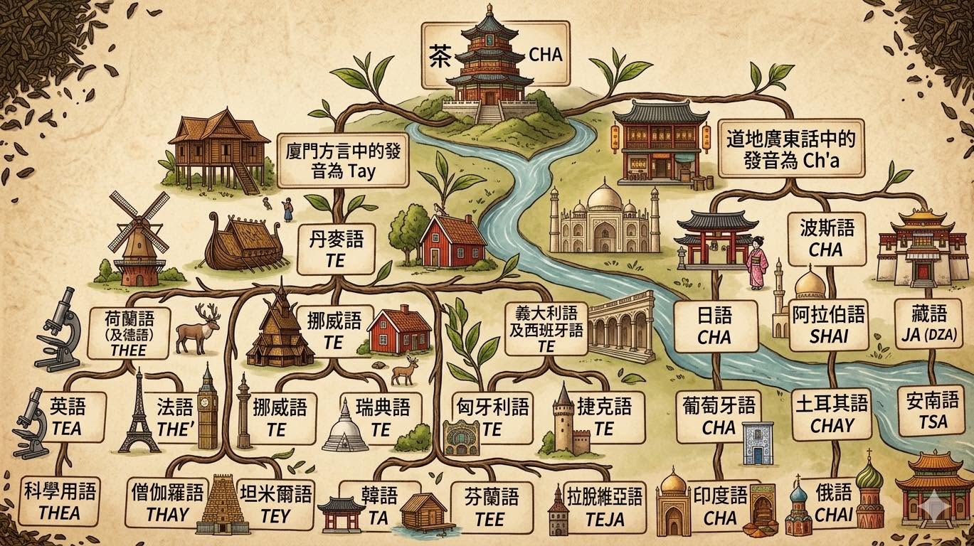 《英文的 Tea 其實是閩南語？來看從廈門到倫敦，從廣州到莫斯科的語音漂流記》
