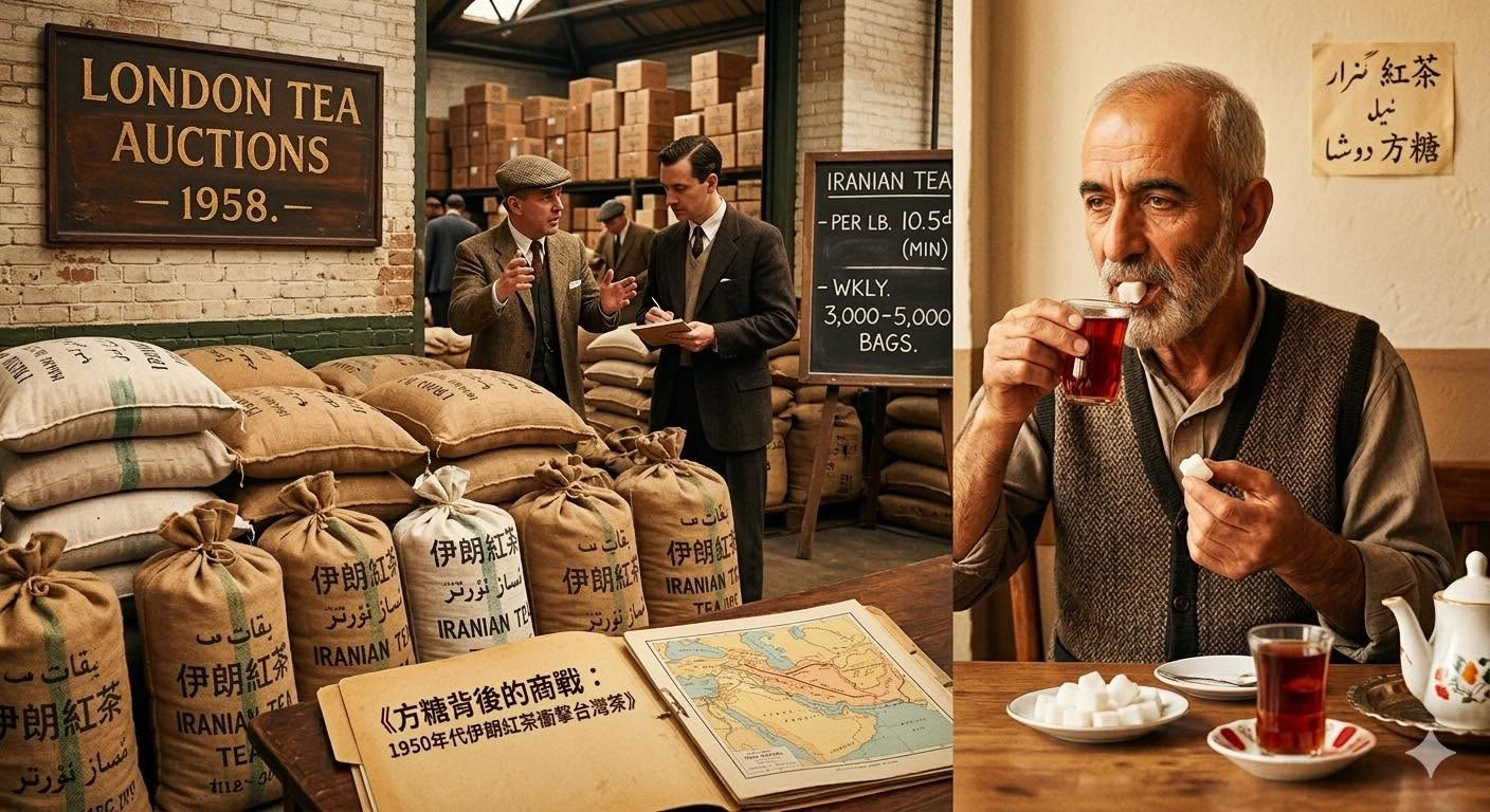 《方糖背後的商戰：1950年代伊朗紅茶衝擊台灣茶》