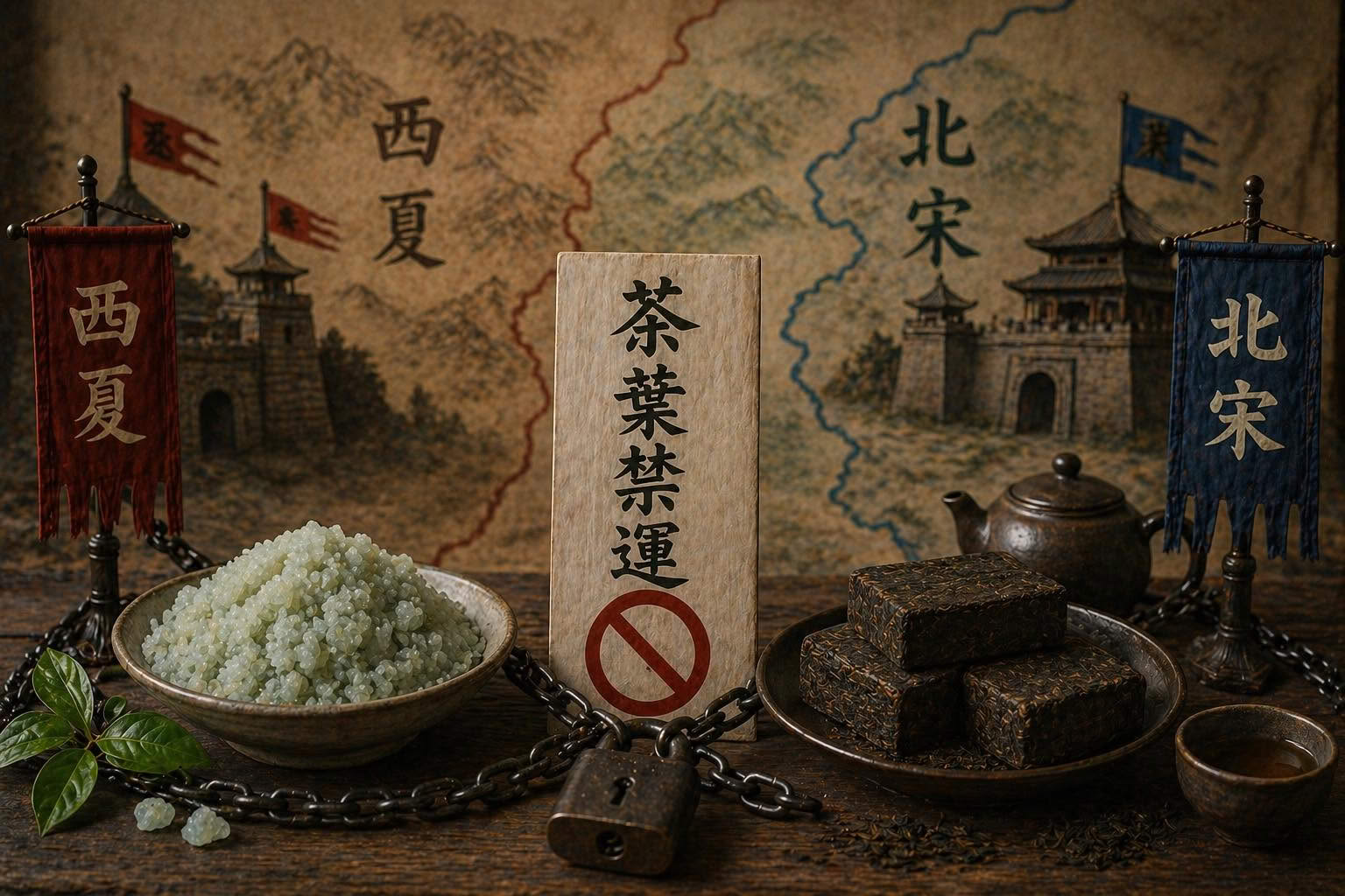 《北宋版的「晶片戰爭」！千年前的茶葉禁運，如何成為拖垮強鄰的戰略資產？》