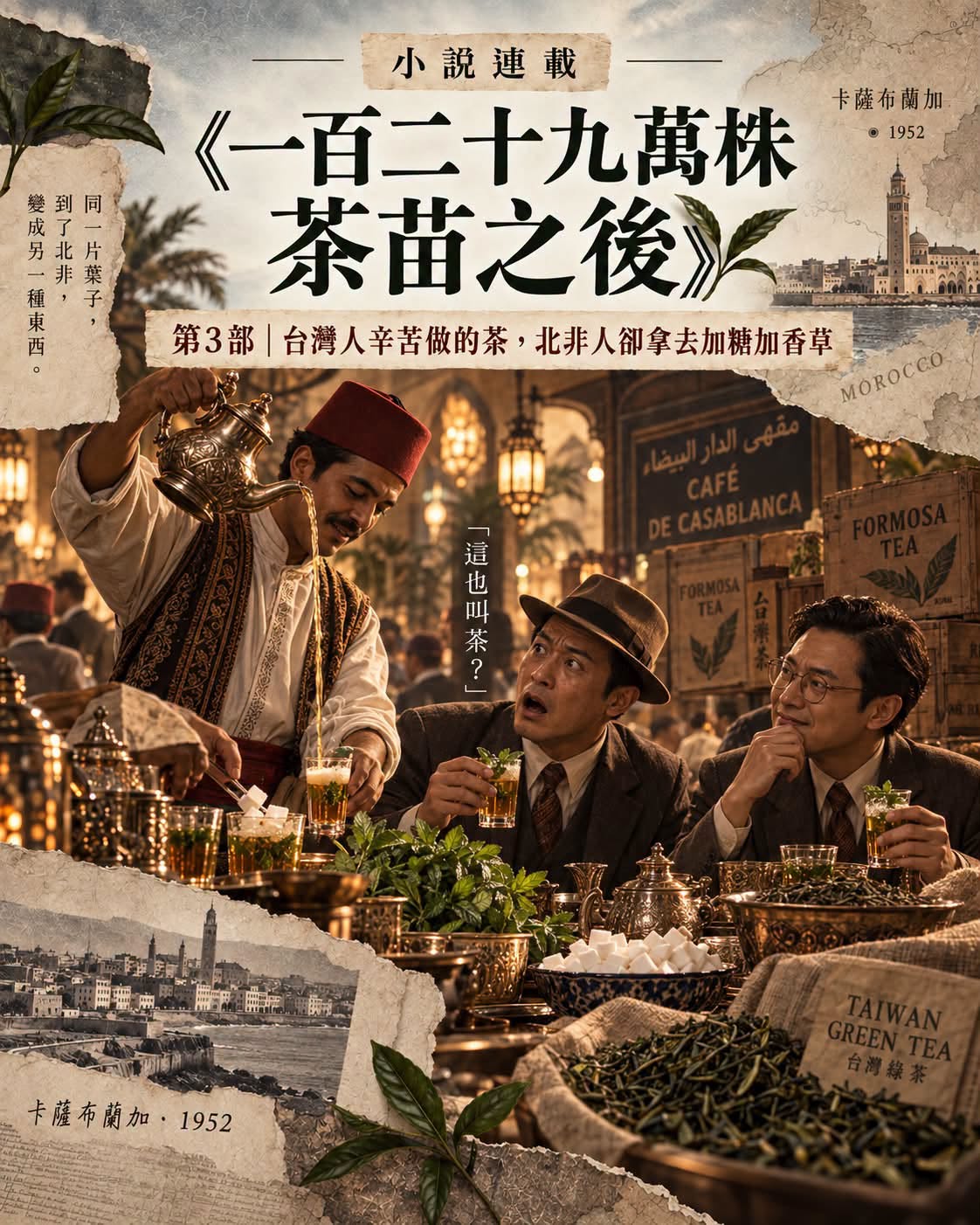 《一百二十九萬株茶苗之後》 【第三部  台灣人辛苦做的茶，北非人卻拿去加糖加香草】