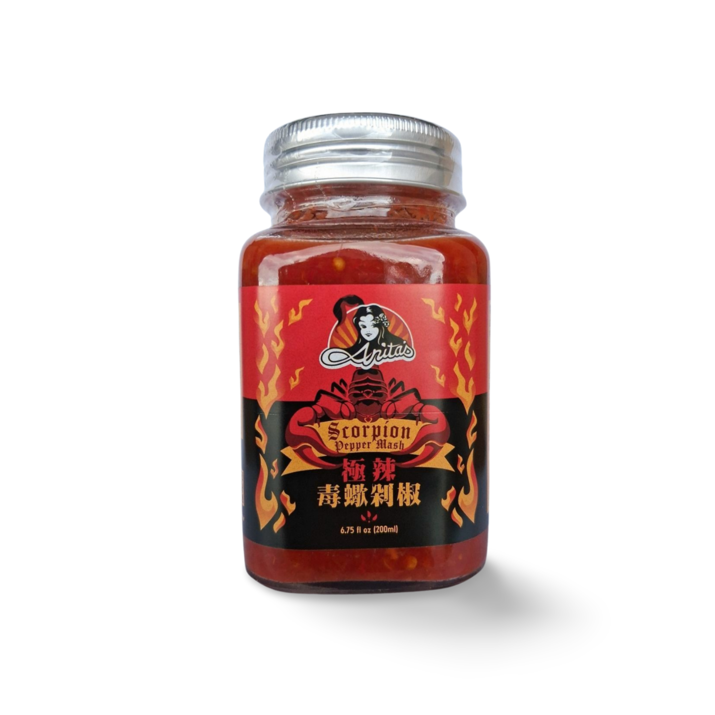Anita's極辣毒蠍剁椒 200ml -全球最辣的生鮮辣椒醬(150萬辣度)