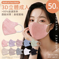 【DG德冠】 成人 3D立體醫用口罩 - 50入/盒_2