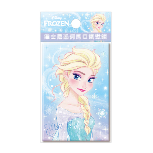迪士尼 正版 馬口鐵磁鐵 冰箱貼 磁鐵貼 超強磁力 艾莎