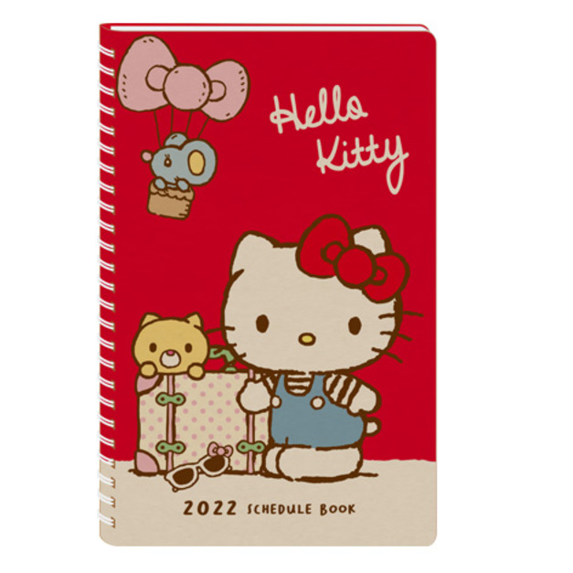 現貨!! 2022三麗鷗 跨年日誌 雙線圈設計 好翻頁 KITTY