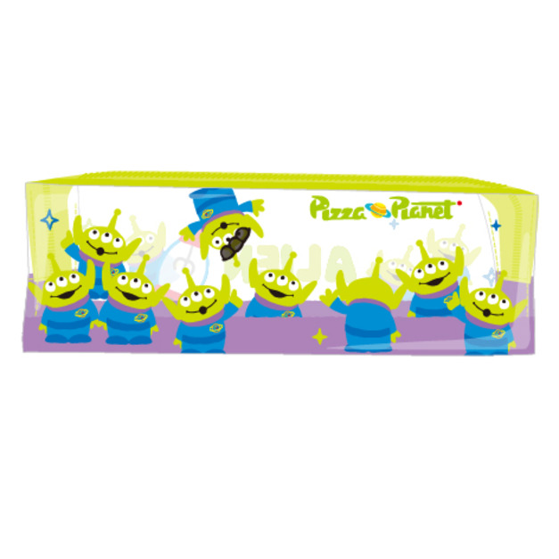 迪士尼 四方型 透明款 筆袋   餐具袋 收納袋 可清洗 三眼怪