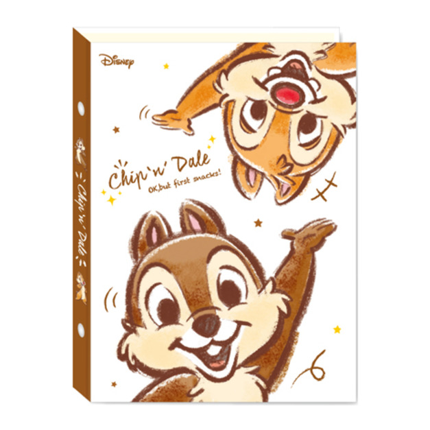 迪士尼 A5 20孔 精裝孔夾 (無附內頁) 奇奇蒂蒂