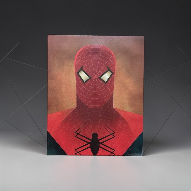 Vintage Arts Marvels Spider Man 漫威系列 蜘蛛人 大頭掛畫 工業風格 無框畫 50x40 CM