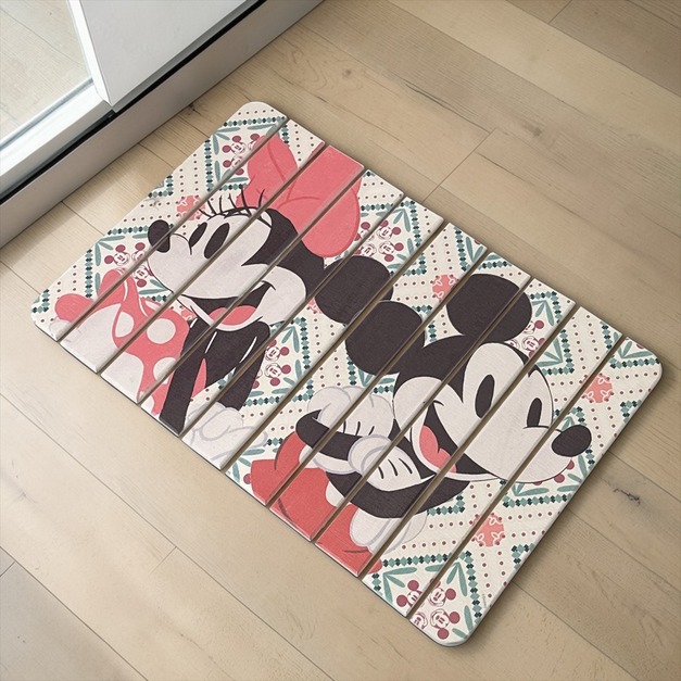 Disney 迪士尼 折疊式珪藻土地墊(大) 浴室地墊 珪藻地墊 矽藻地墊 米奇 米妮 款