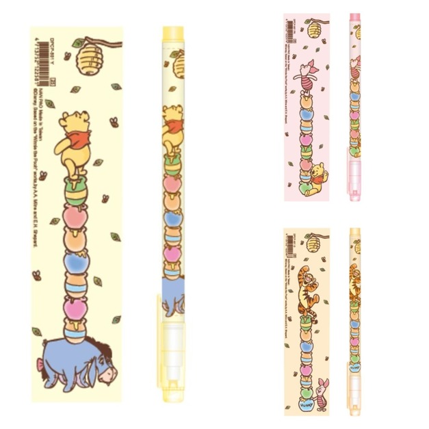 【絕版品】迪士尼 小熊維尼 螢光筆 黃 橘 粉紅