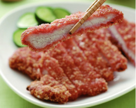 正宗台灣酒糟紅燒豬排～450g,已調理，冷凍保存直接油炸3-5分鐘