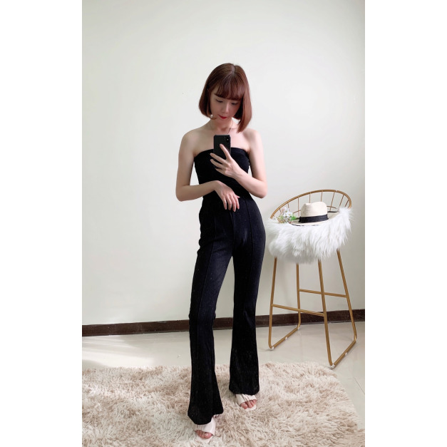 逆天長腿棉質喇叭褲