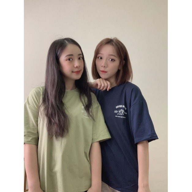 韓風可愛字母休閒T