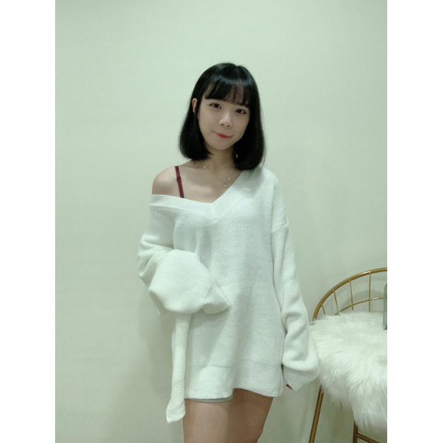 側開岔重磅毛衣