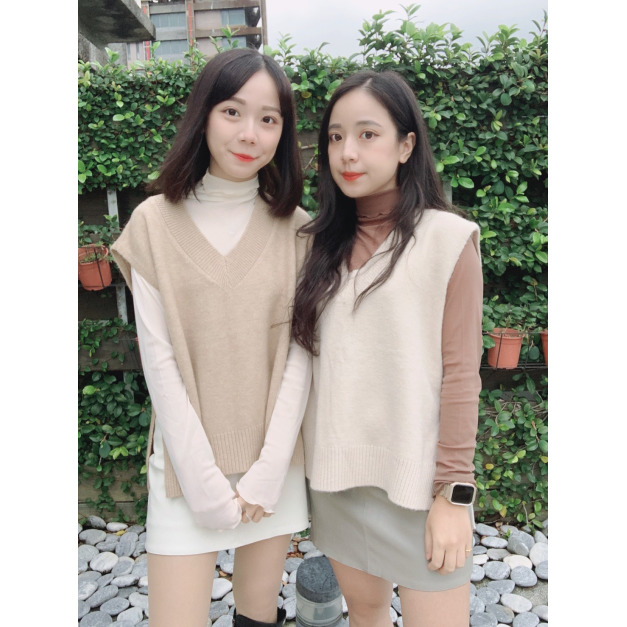 前短後長百搭保暖背心