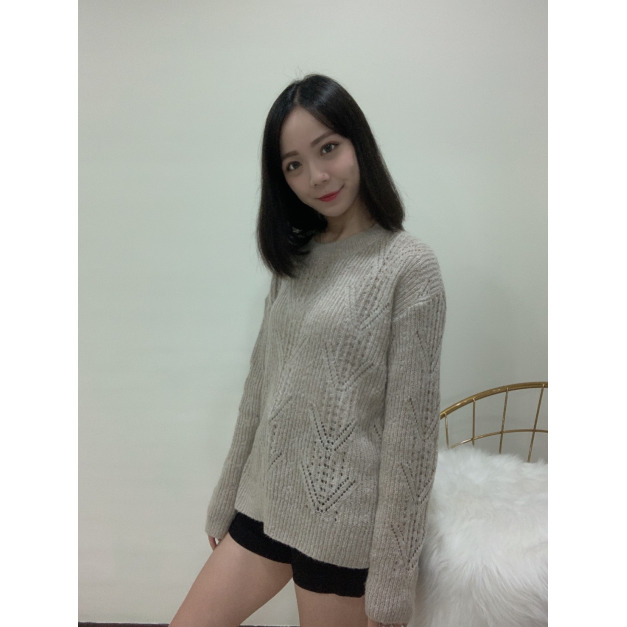 氣質麻花針織毛衣
