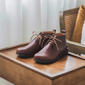 【許許兒xLafille 樂菲真皮手工鞋】小木偶的德比短靴 _ 黑/酒紅_10