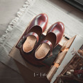 (客製) 日式湯種娃娃鞋 _ 闆娘燃起的勃根地酒紅色