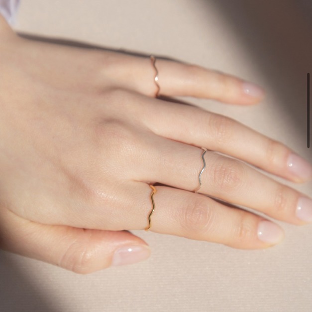 ⚇正韓⚇心跳的旋律戒指⚇通體純銀