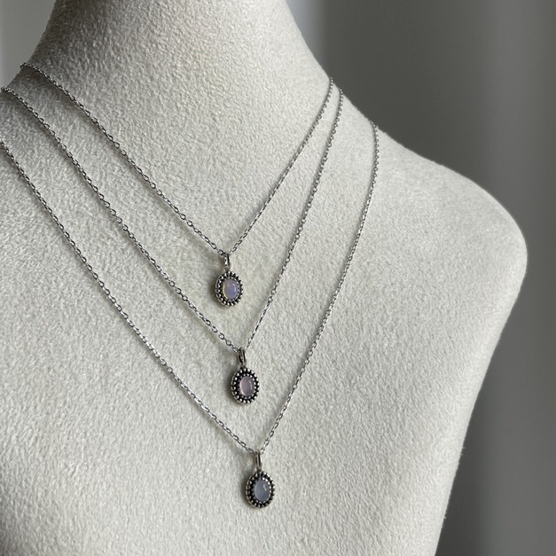 ⚇正韓⚇誕生石項鍊⚇通體純銀