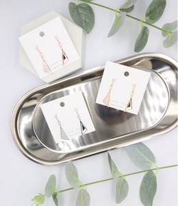 正韓⚇三角不對稱幾何⚇銀針耳環