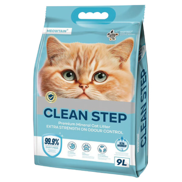 CLEAN STEP 超強抗臭礦砂 9L (4.5KG)