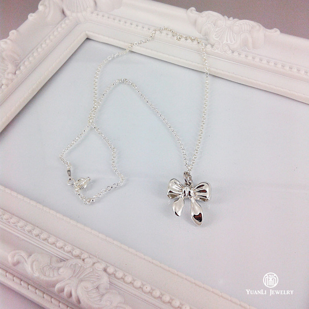 項鍊-彩帶蝴蝶結