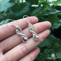 925純銀耳環【雙無限】_2