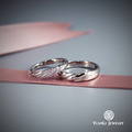 客製鉑金鑽石對戒【流轉】_1