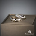 客製鉑金鑽石對戒【流轉】_5