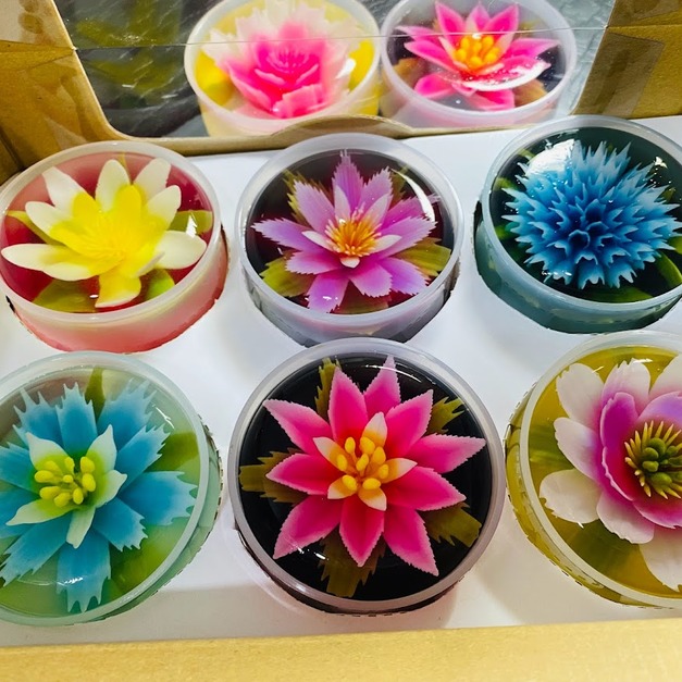 【米米姐柑仔店】天然蒟蒻果凍花6入胖胖杯組