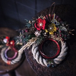 ｜年年｜日式布花款小注連繩圈(預告)