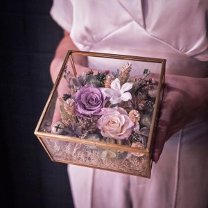 ｜祝福｜ 玻璃花盒