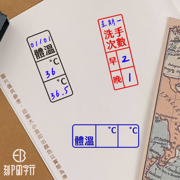 體溫記錄章