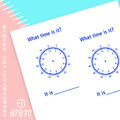 英文時鐘教學印章 英文教學 時鐘學習_1
