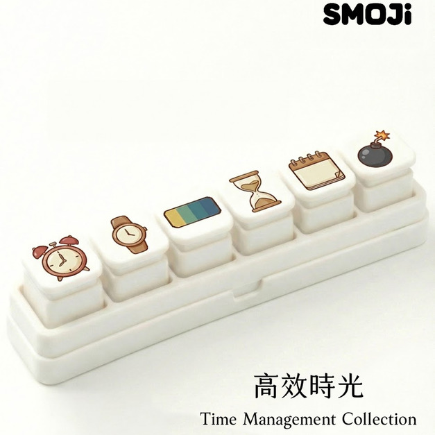 【SMOJi】高效時光套組 贈收納架+透明展示盒