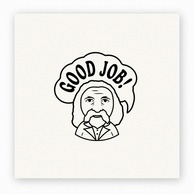【J0224】Good Job 金牌印章