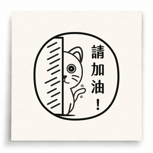 【I0055】請加油印章