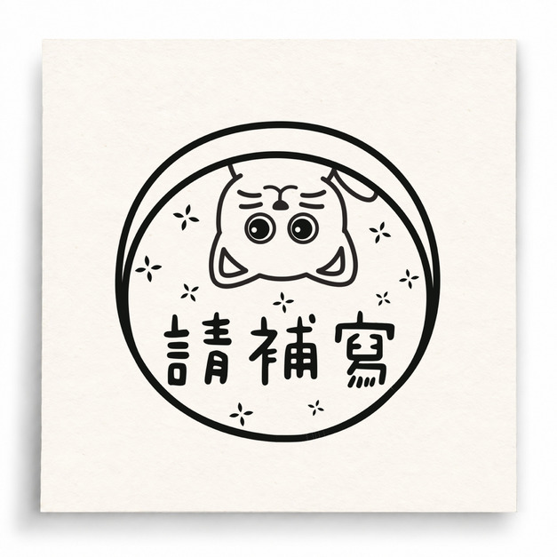 【I0057】請補寫印章