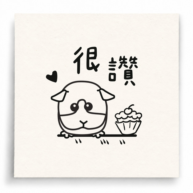 【I0058】很讚印章