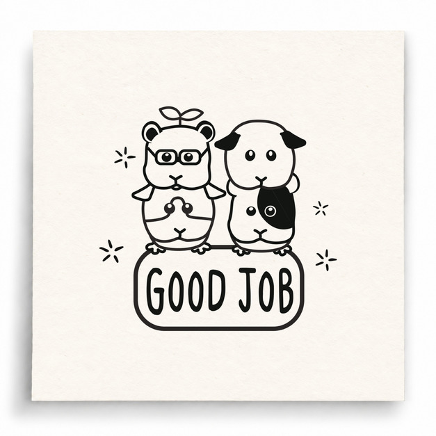 【I0062】Good Job狗狗印章