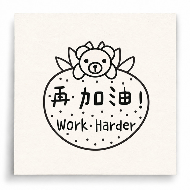 【I0049】再加油印章
