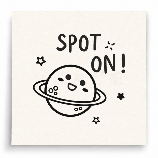【T0093】SPOT ON外星小雞印章