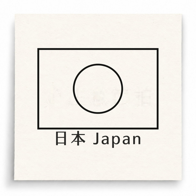 【D0003】日本國旗印章
